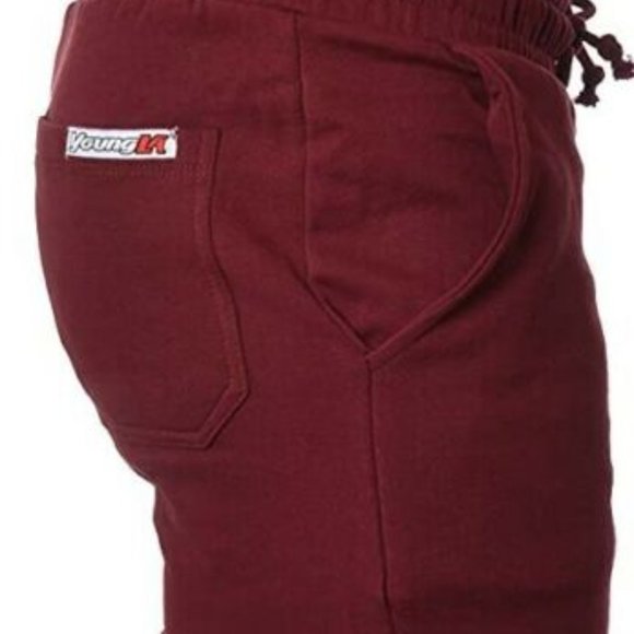 Men's Bodybuilding French Terry Cut-Off Shorts - Picture 3 of 8